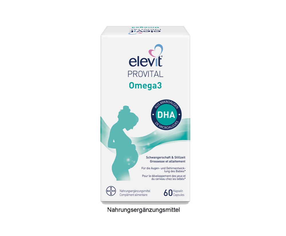 Packshot elevit® Provital Omega-3 DHA